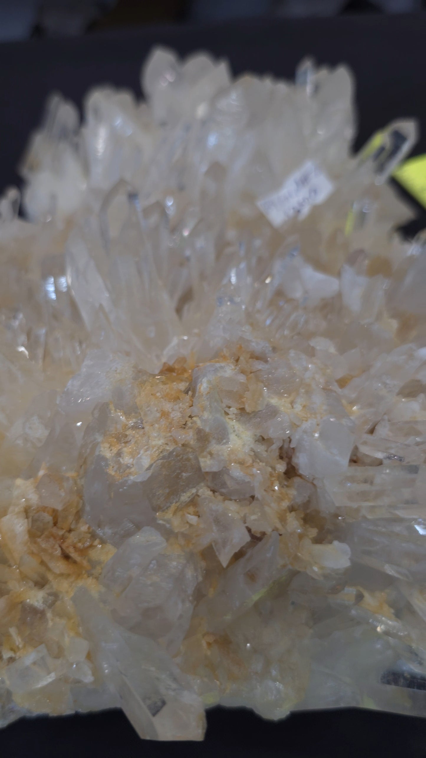 Clear/Golden Quartz ClusterBig Gold #2