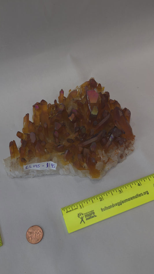 Colored Quartz Cluster CL145