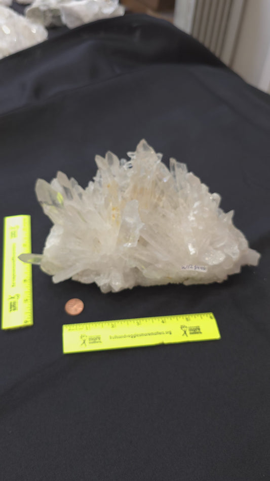 Clear Quartz Cluster W12