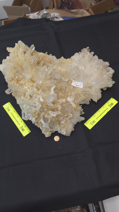 Clear/Golden Quartz ClusterBig Gold #2