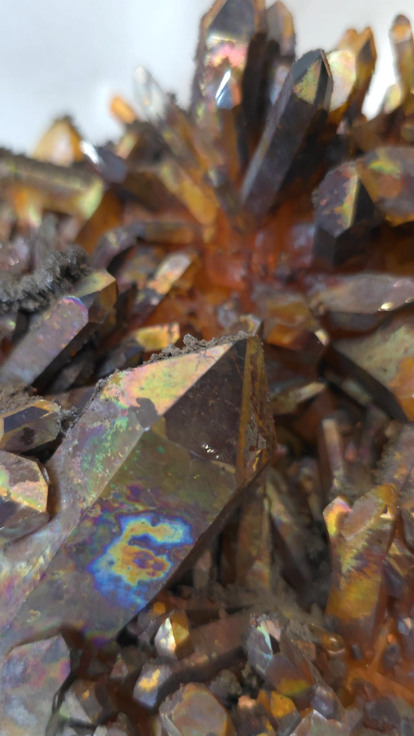 Colored Quartz Cluster CL103