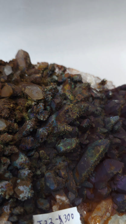 Colored Quartz Cluster J22