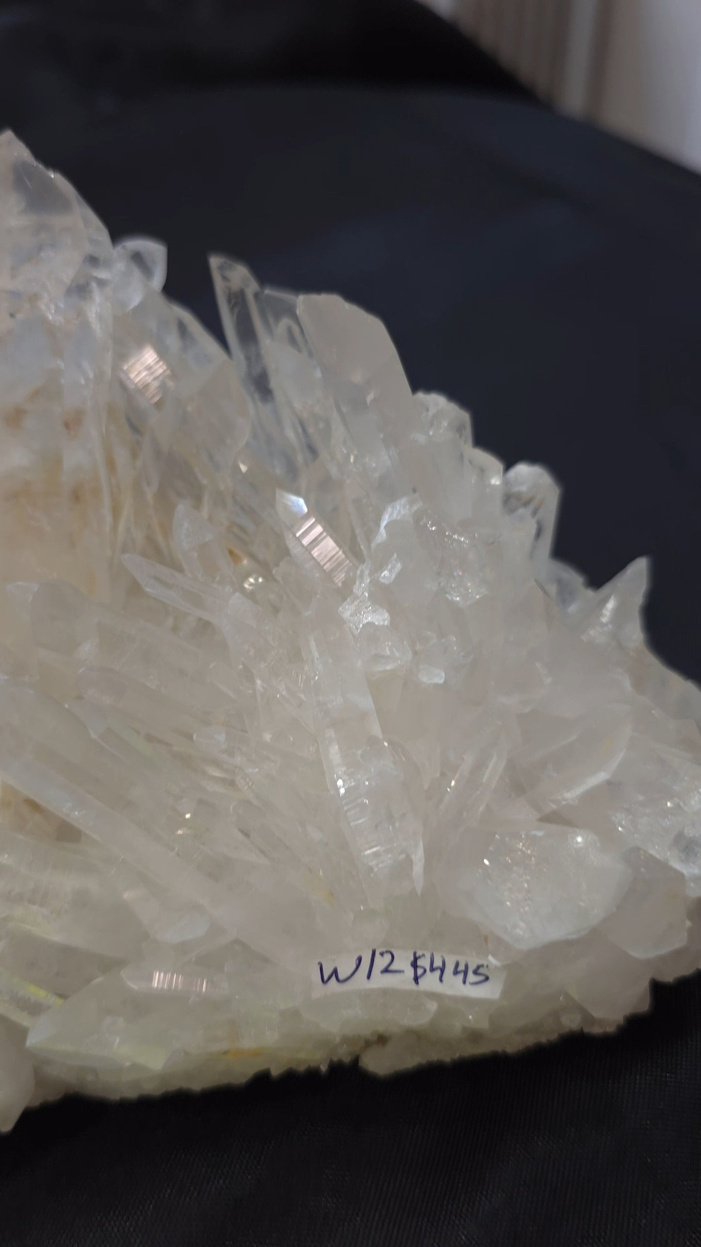 Clear Quartz Cluster W12
