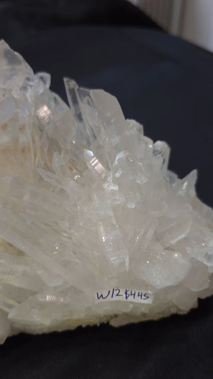 Clear Quartz Cluster W12