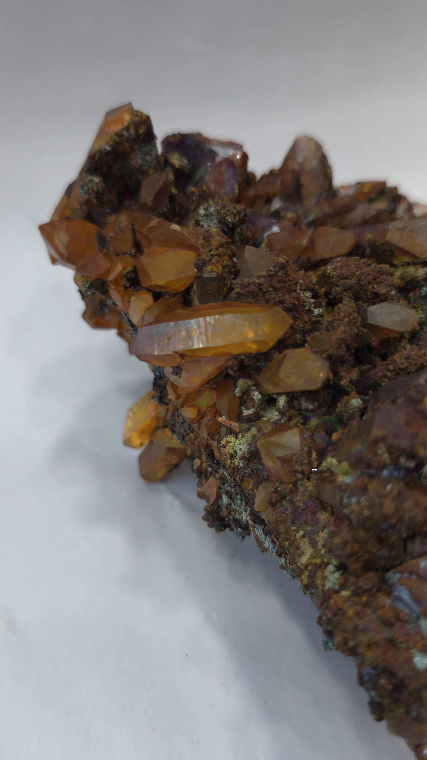 Colored Quartz Cluster J22