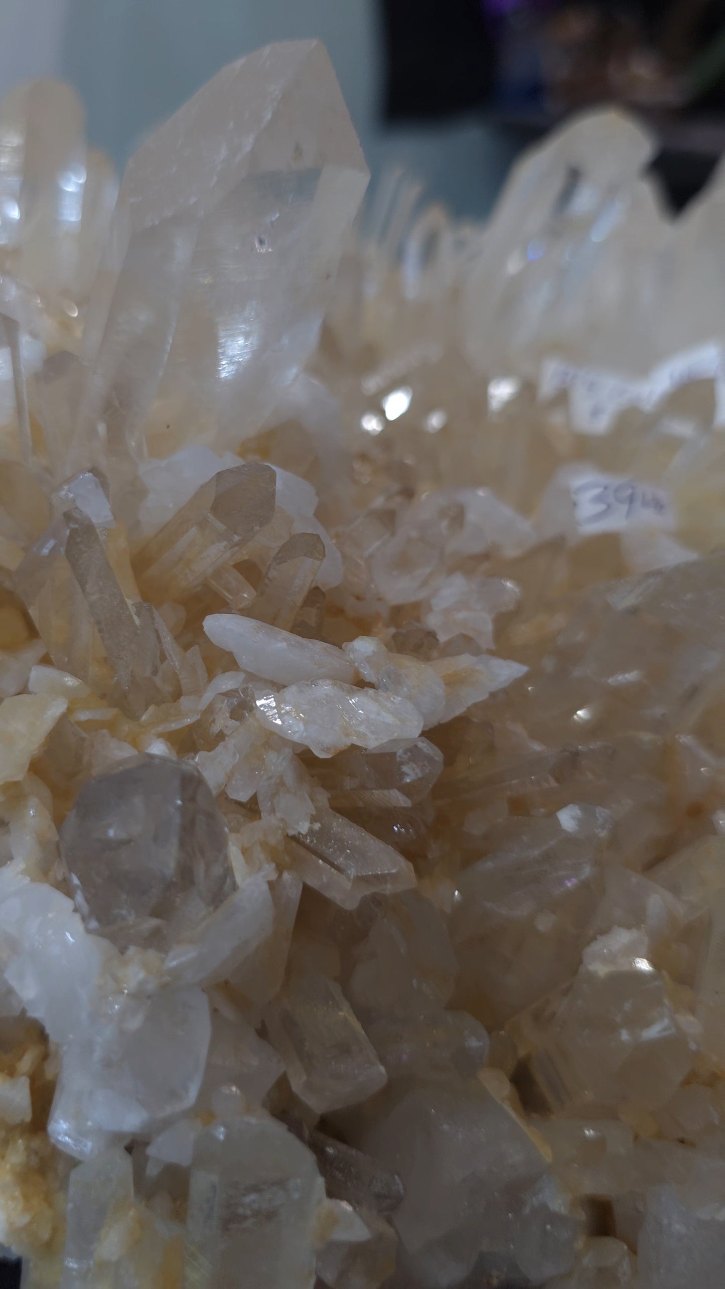 Clear/Golden Quartz ClusterBig Gold #2