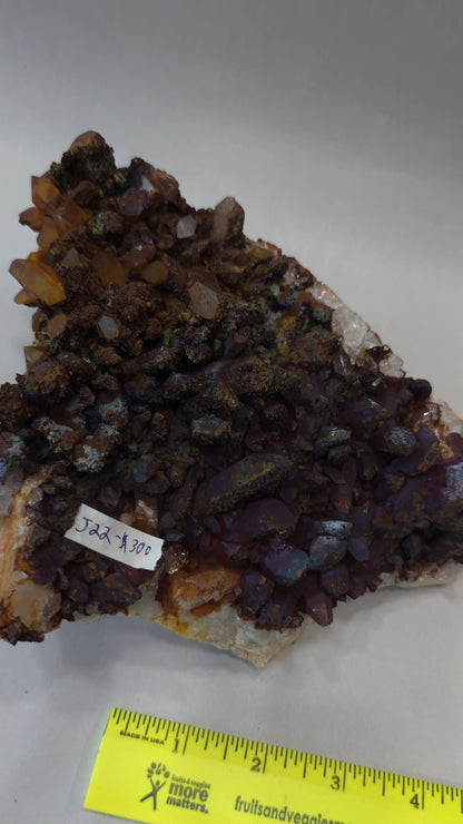 Colored Quartz Cluster J22