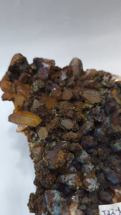 Colored Quartz Cluster J22