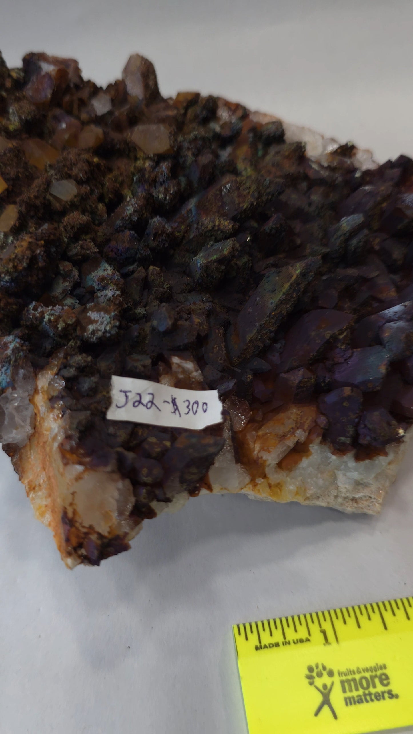 Colored Quartz Cluster J22