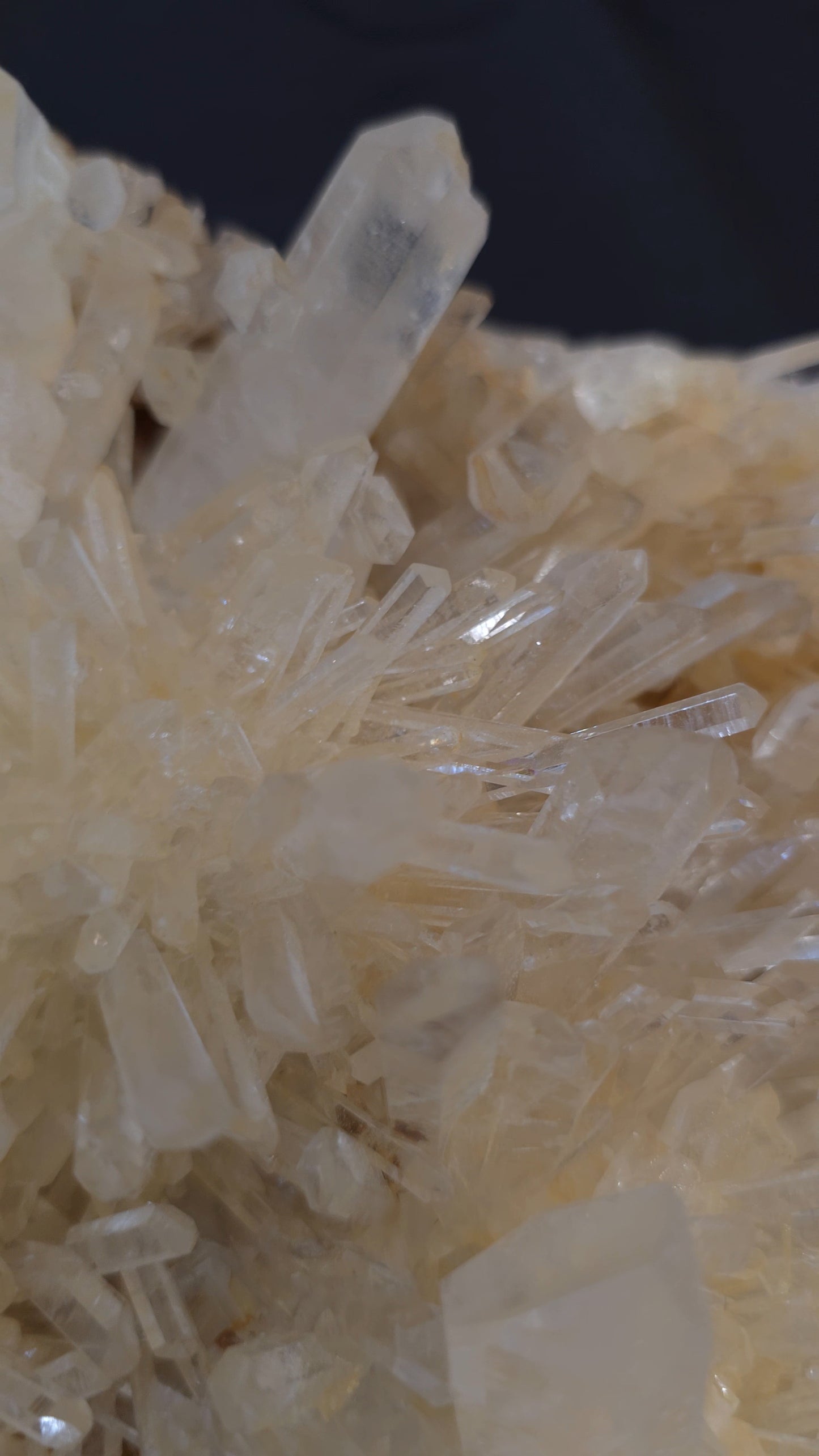 Clear/Golden Quartz ClusterBig Gold #2