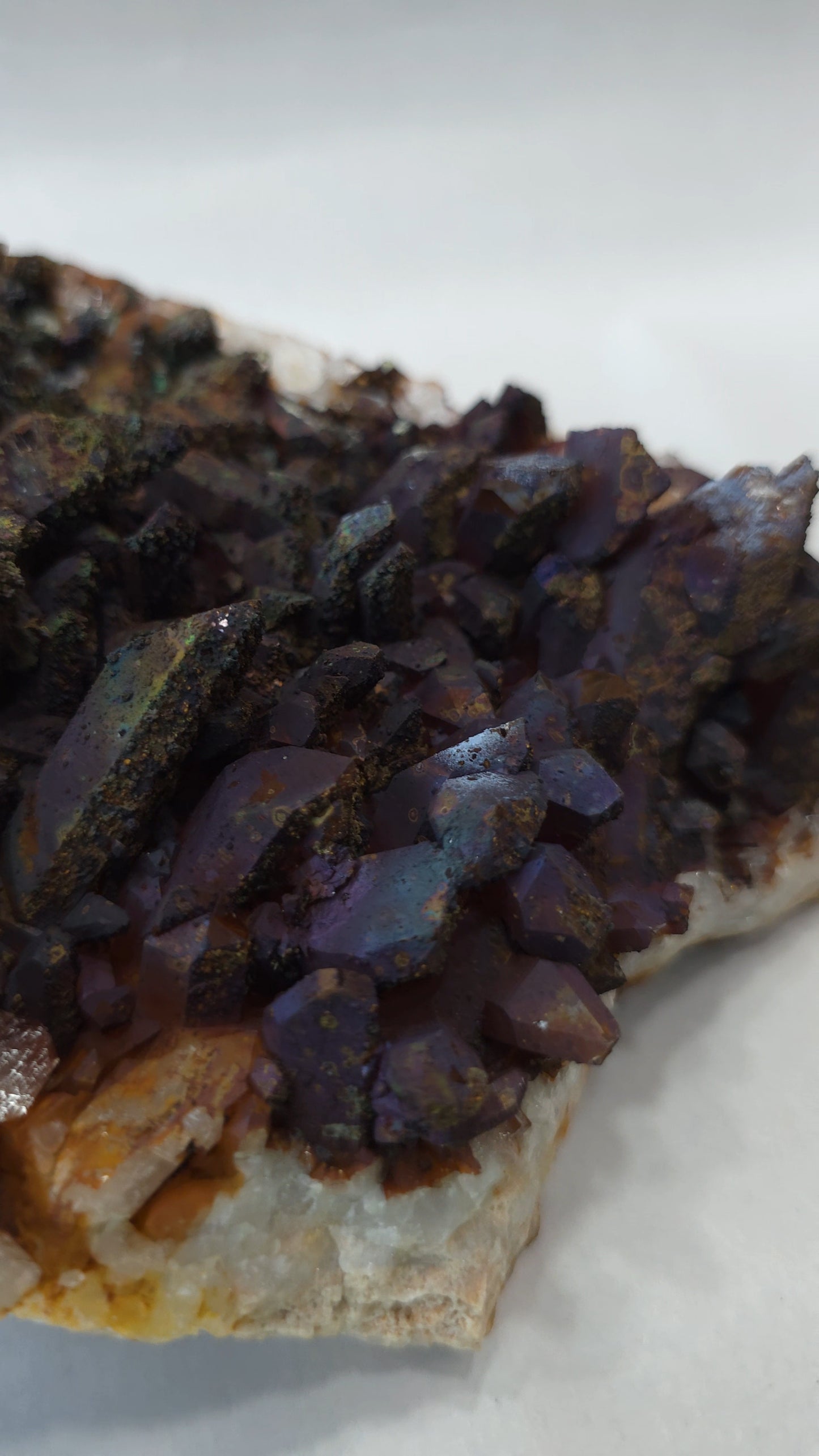 Colored Quartz Cluster J22