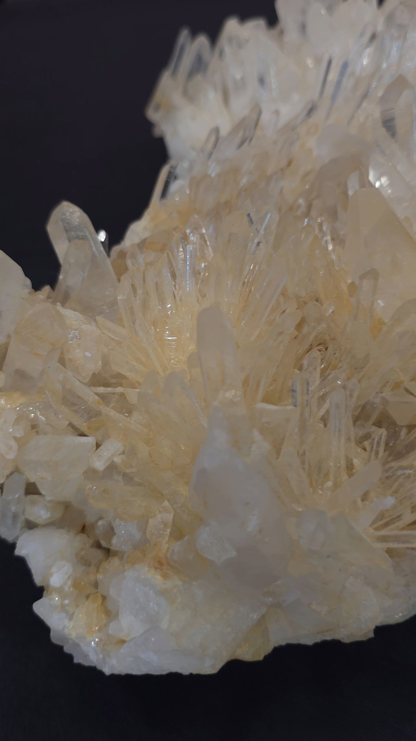 Clear/Golden Quartz ClusterBig Gold #2