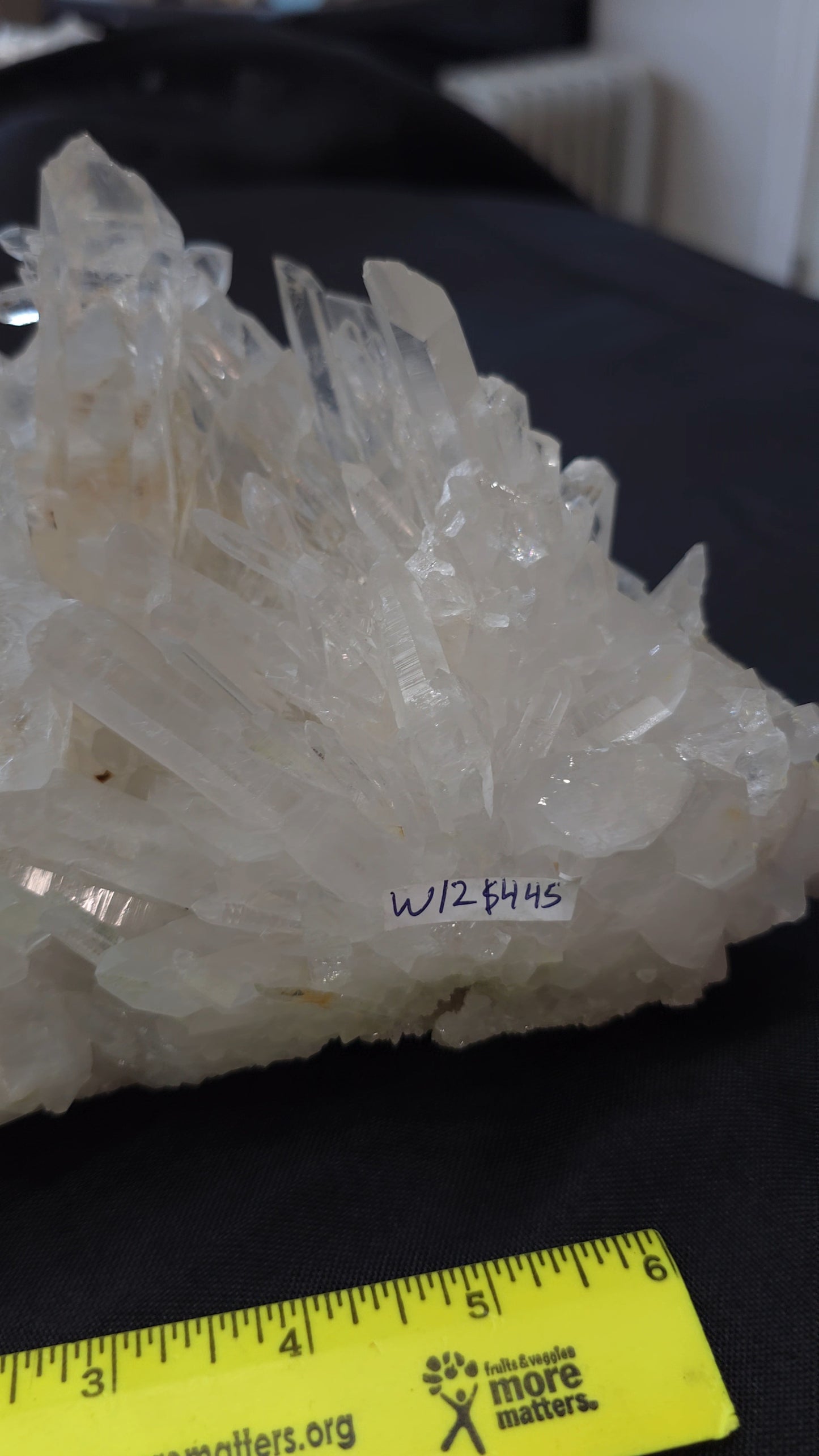 Clear Quartz Cluster W12