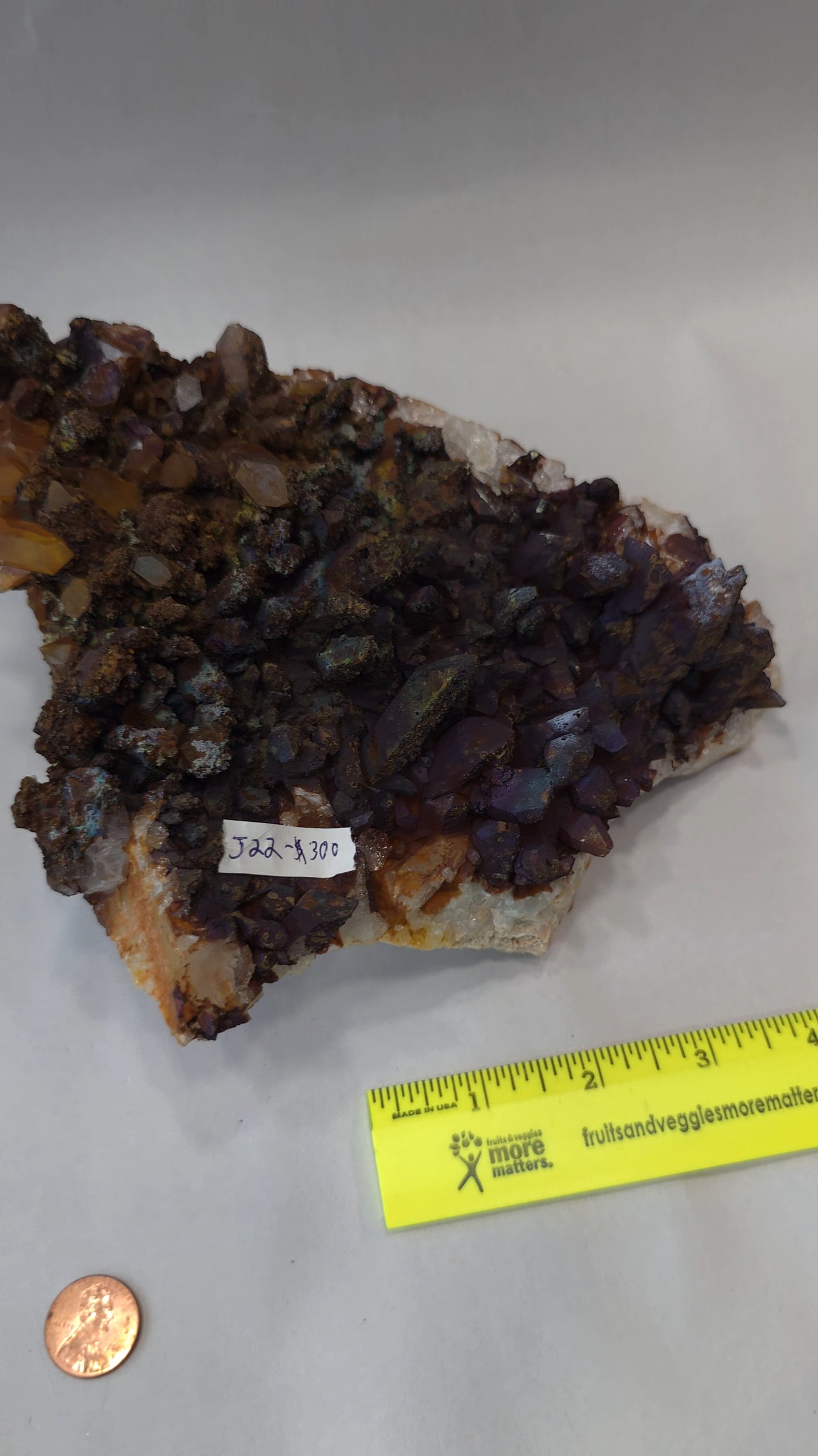 Colored Quartz Cluster J22