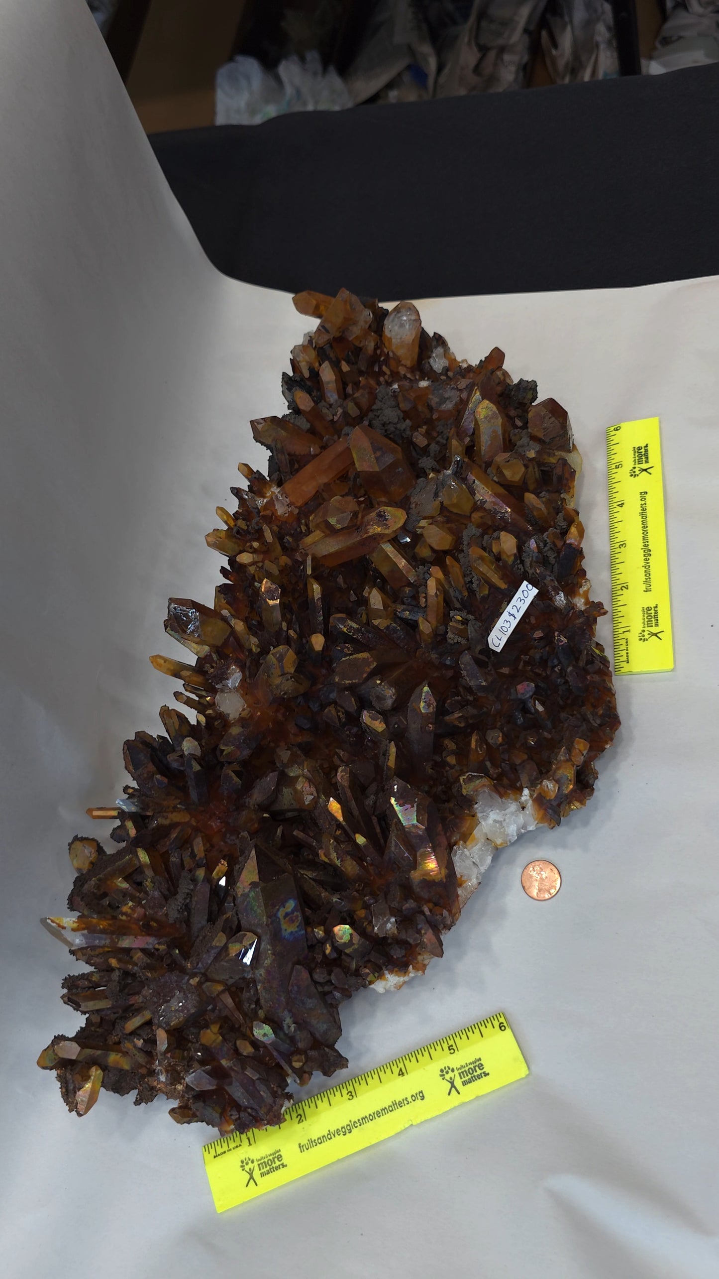 Colored Quartz Cluster CL103