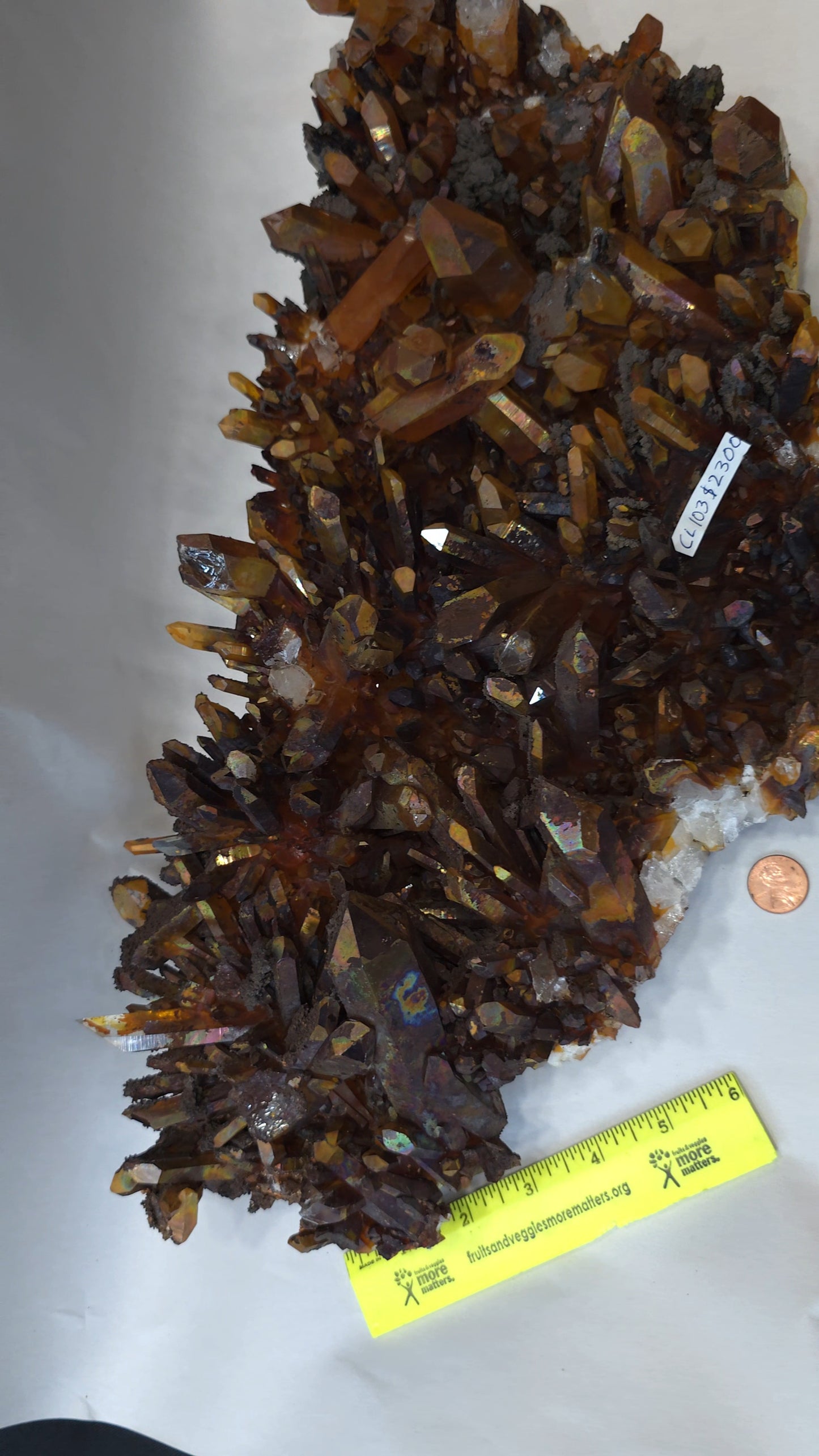 Colored Quartz Cluster CL103