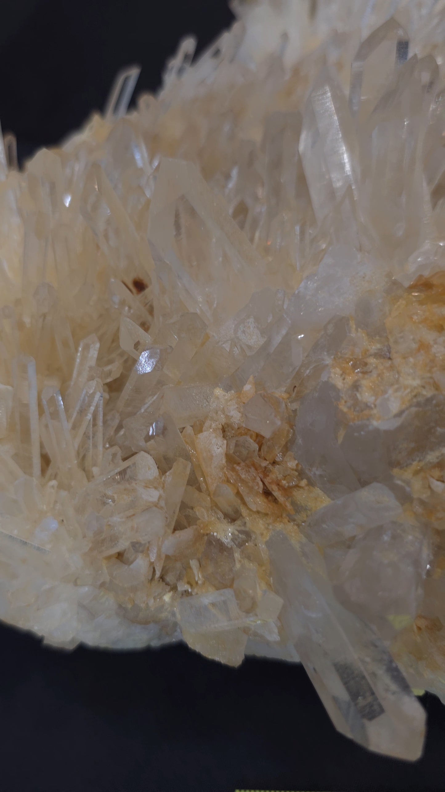 Clear/Golden Quartz ClusterBig Gold #2