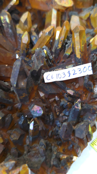 Colored Quartz Cluster CL103