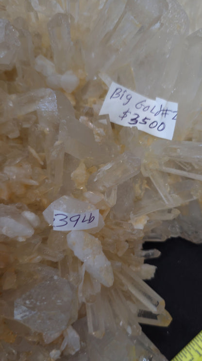 Clear/Golden Quartz ClusterBig Gold #2