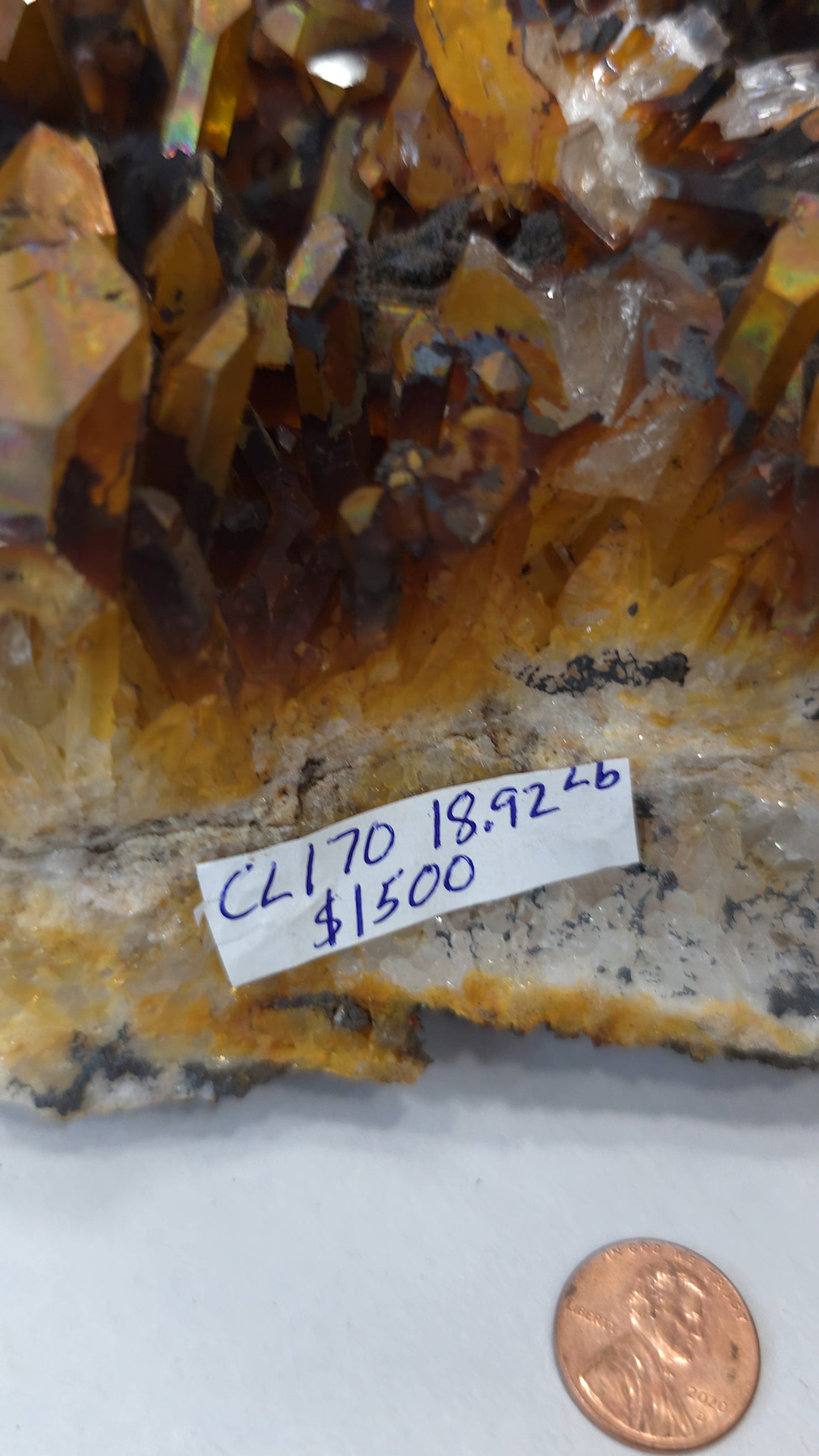 Colored Quartz Cluster CL170