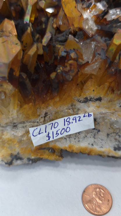 Colored Quartz Cluster CL170