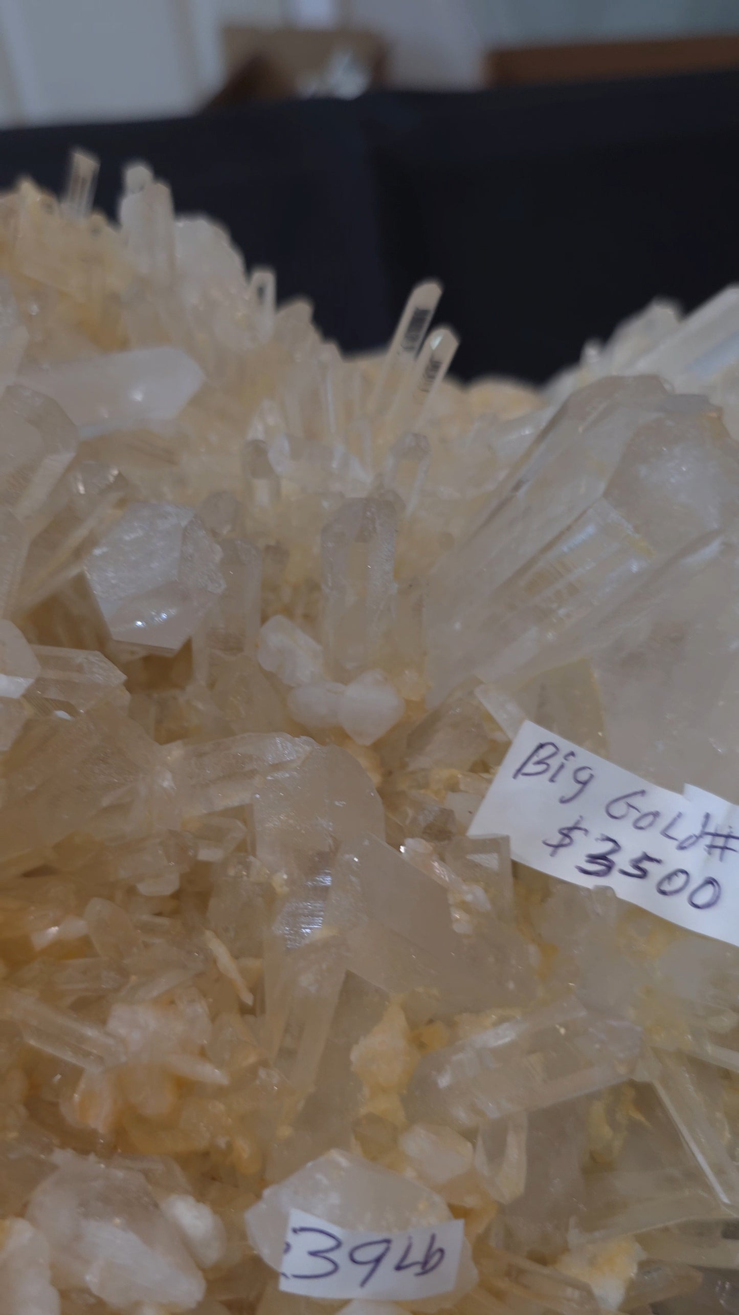 Clear/Golden Quartz ClusterBig Gold #2