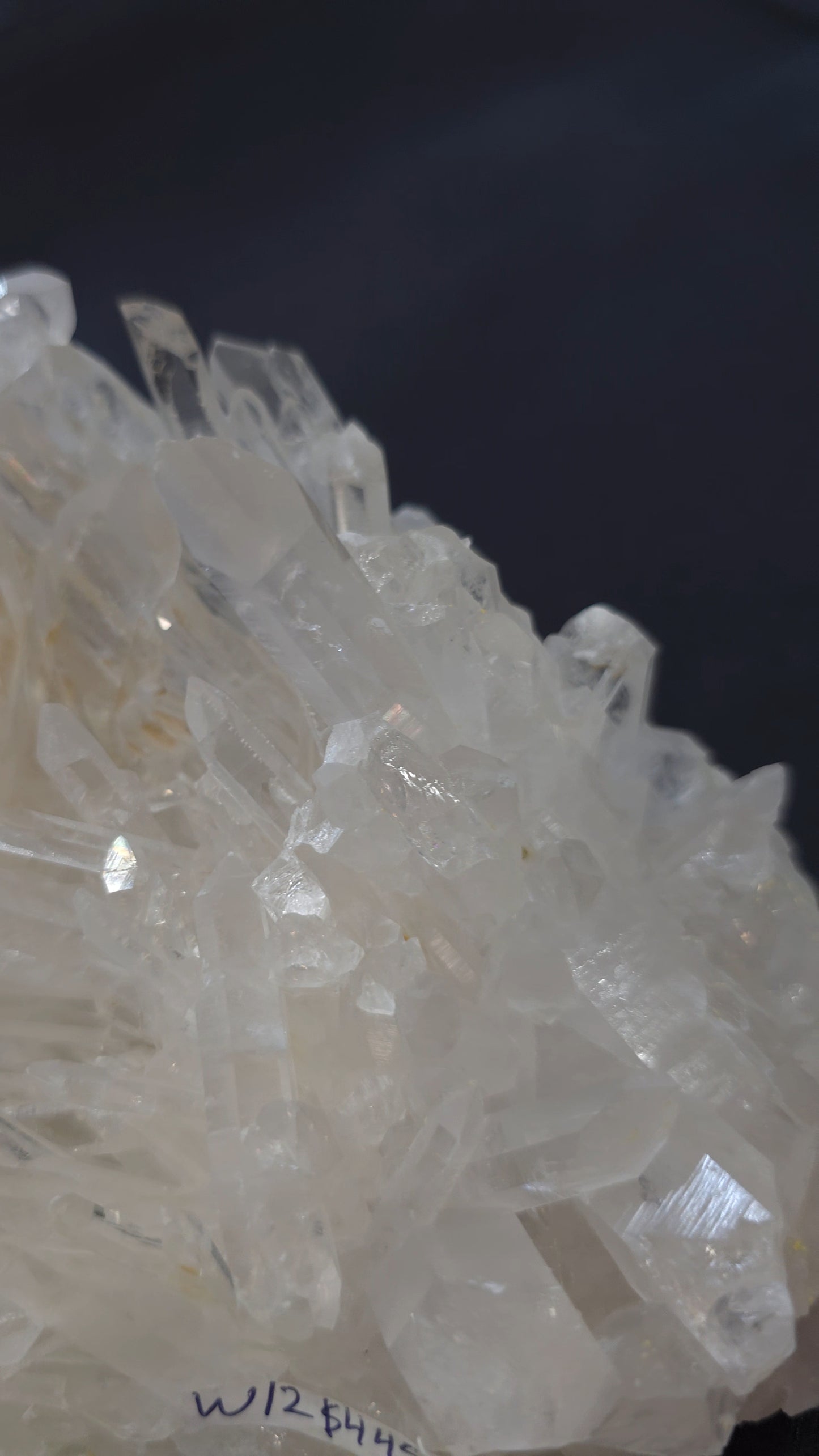 Clear Quartz Cluster W12